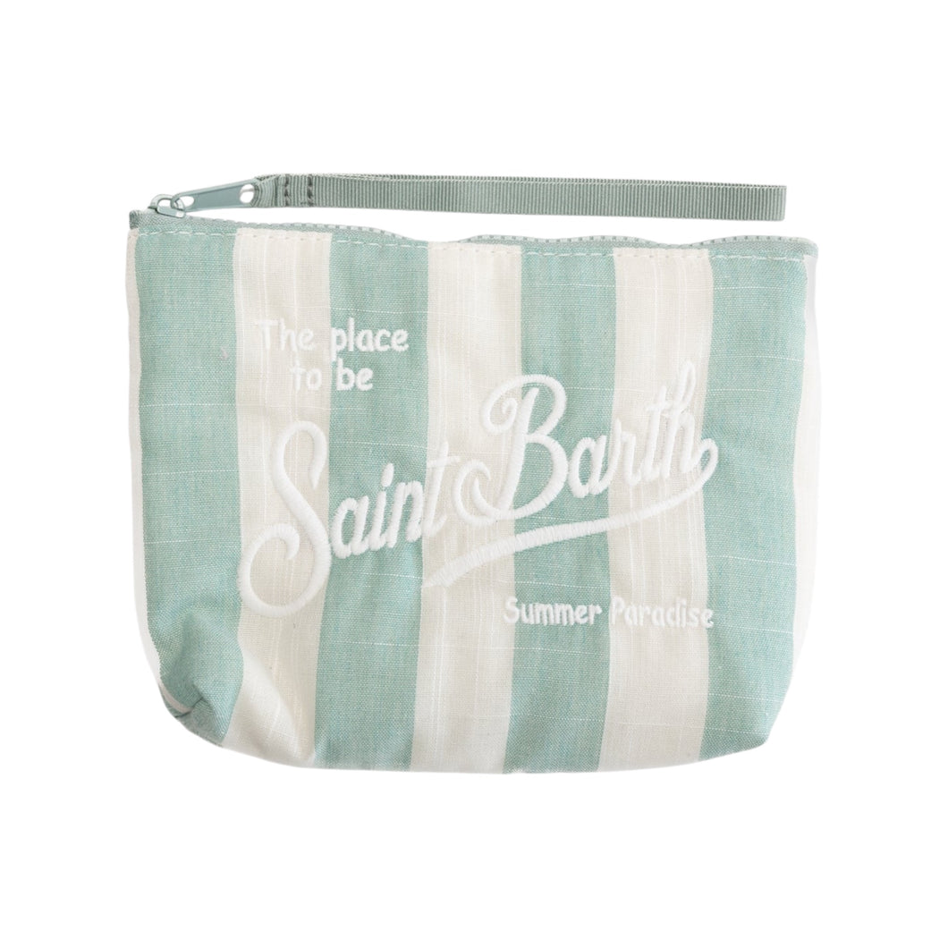 Pochette Aline in lino a righe