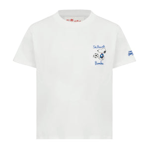T-shirt boy Snoopy soccer player