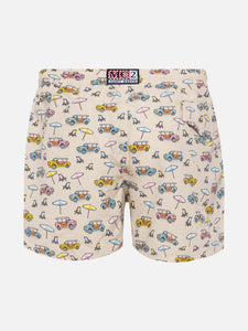 Costume da bagno Jean Lighting stampa spiaggina