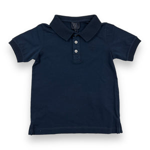 T-shirt a polo blu da bambino