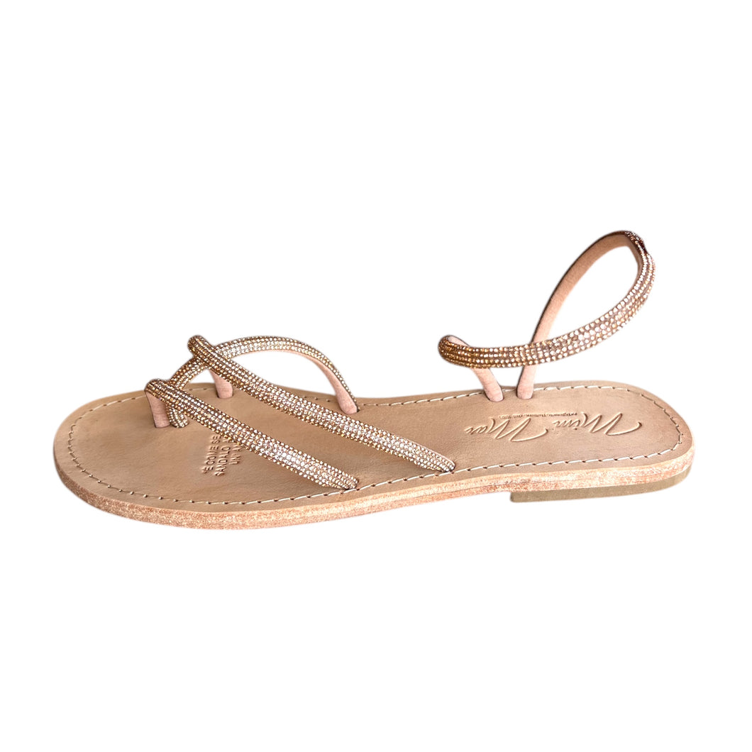 Sandali Gemma oro rosa