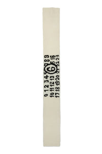 Sciarpa in maglia misto lana con Numeric logo