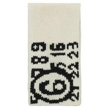 Carica l&#39;immagine nel visualizzatore di Gallery, Sciarpa in maglia misto lana con Numeric logo
