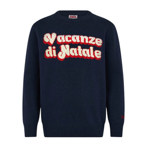 Maglione blu Vacanze di Natale