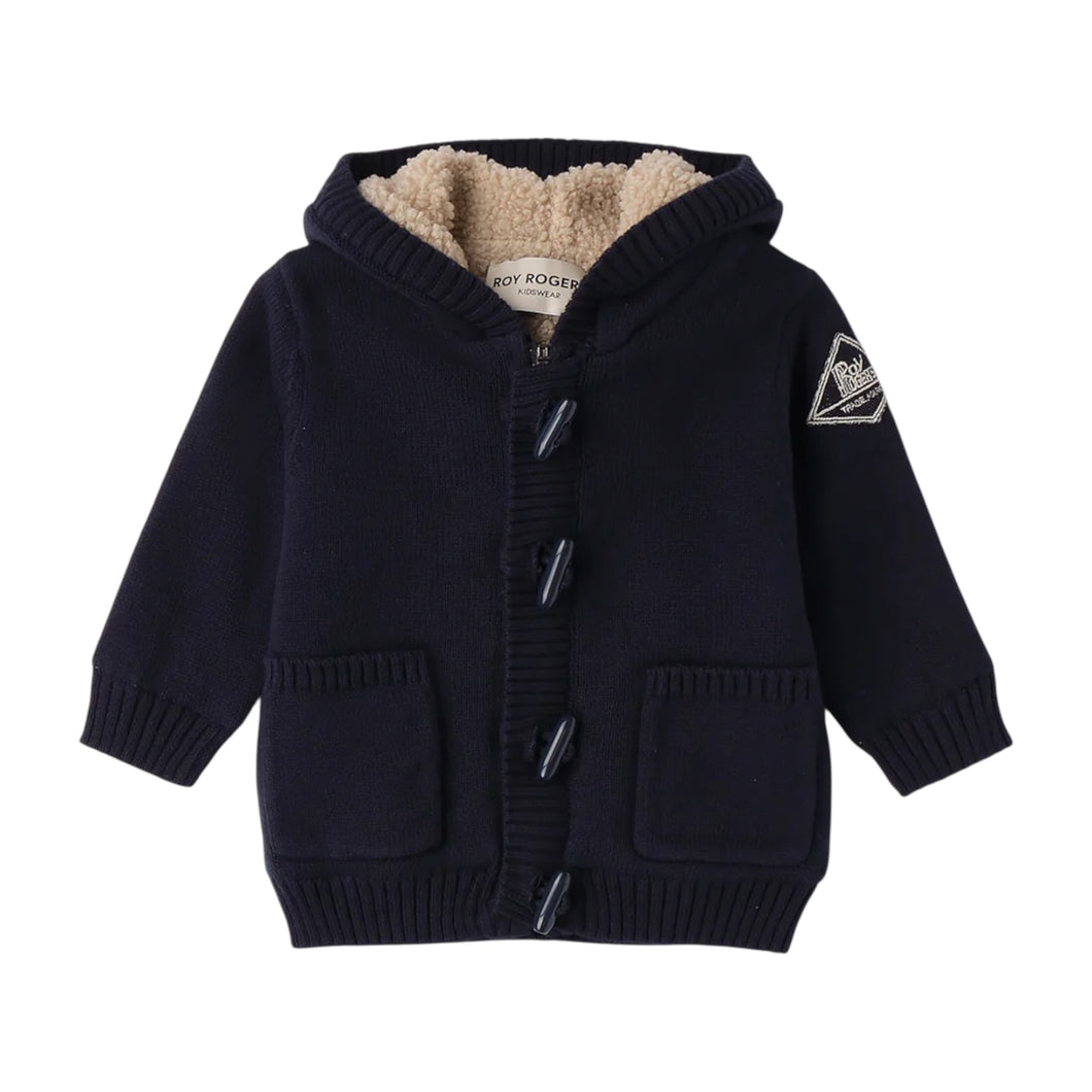 Giacca in maglia teddy neonato