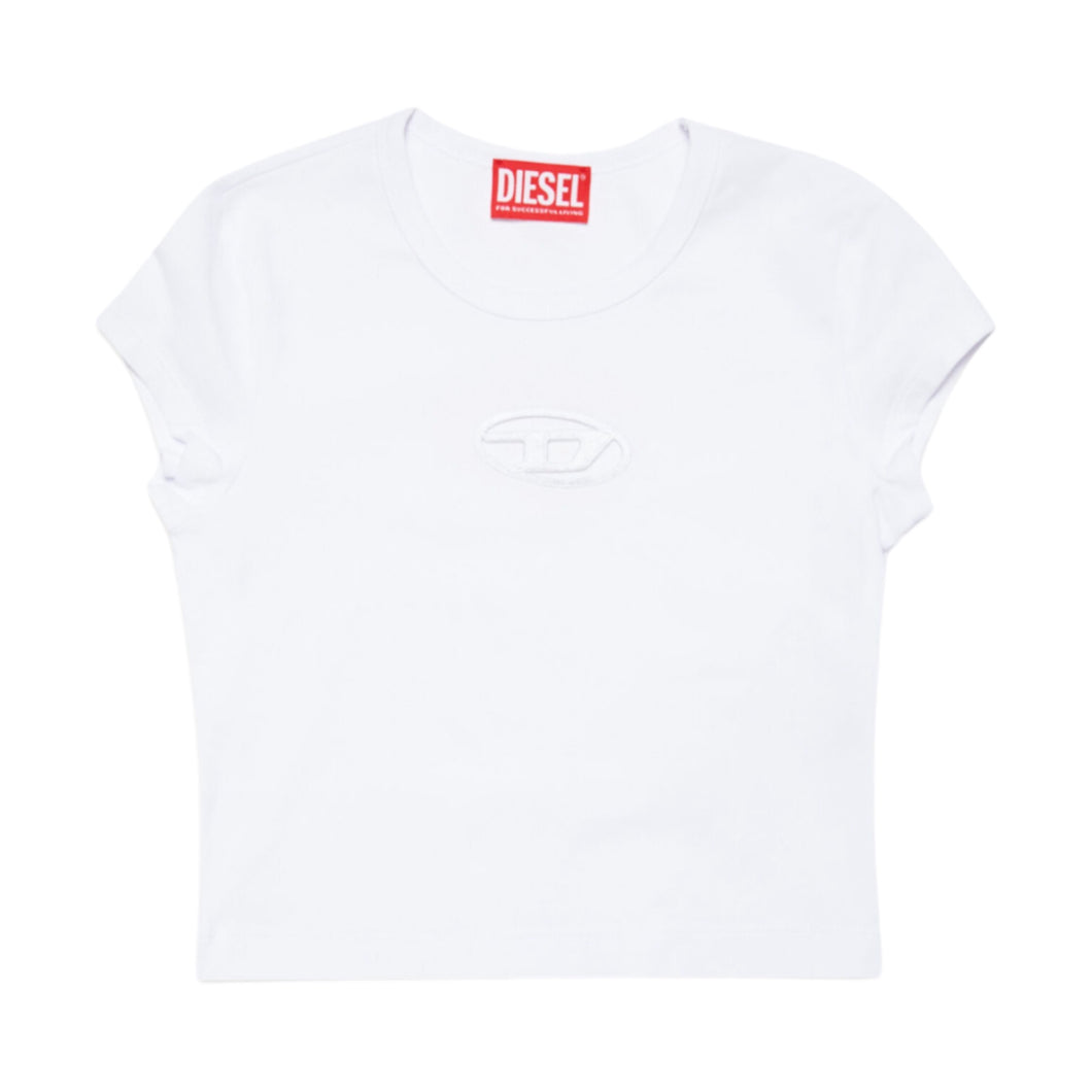 T-shirt Bianca con oval D