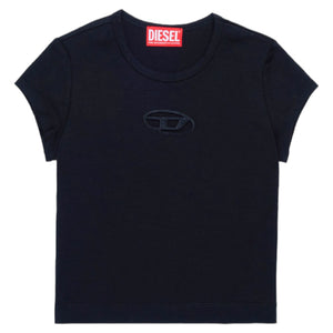 T-shirt nera oval D