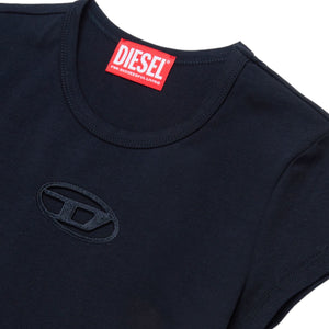 T-shirt nera oval D