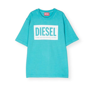 Diesel Kids t-shirt blue Manifesto Fluo