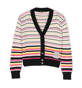 Cardigan a righe