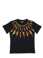 Carica l&#39;immagine nel visualizzatore di Gallery, NEIL BARRETT T-SHIRT IN JERSEY DI COTONE CON STAMPA
