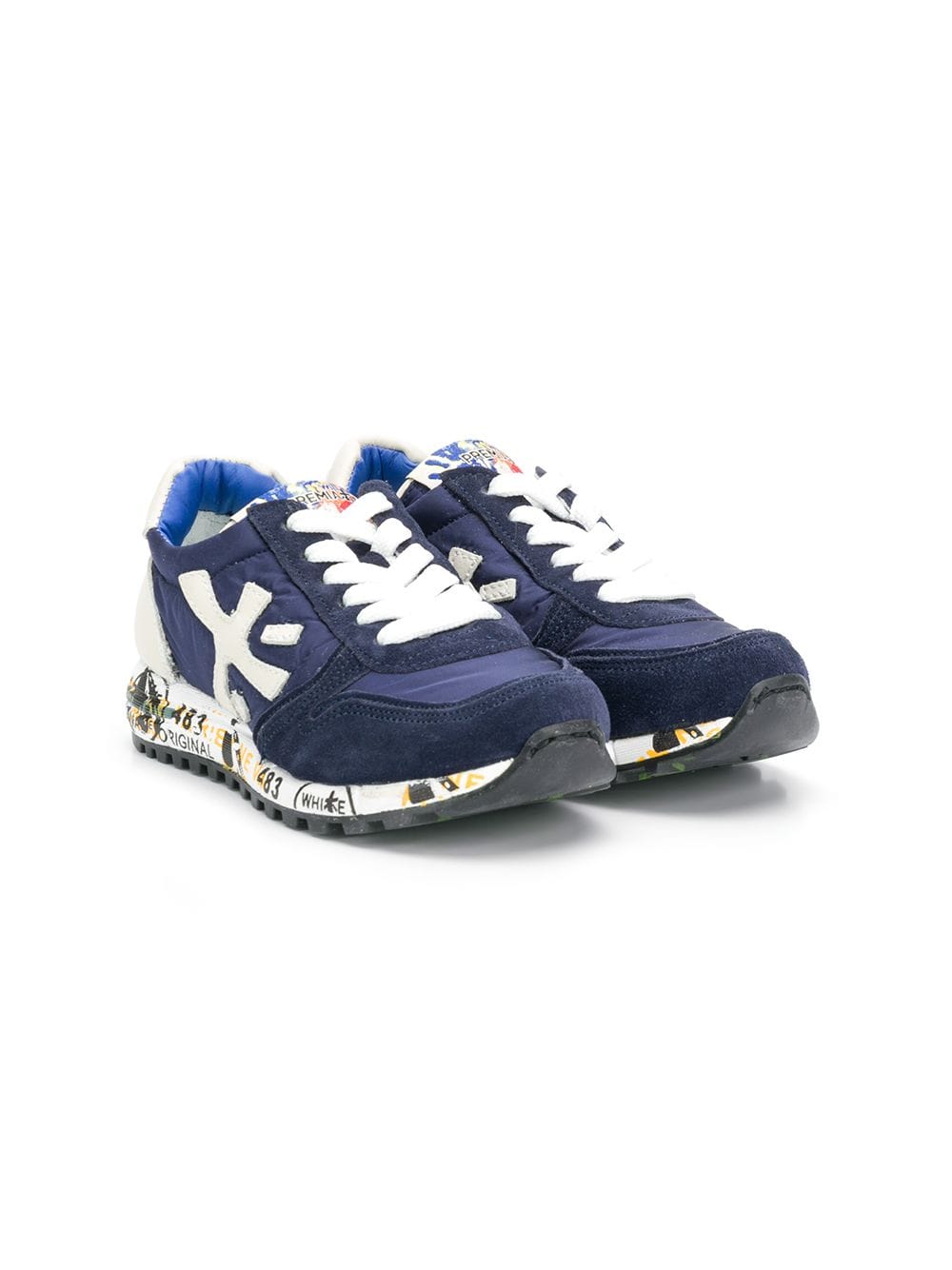 Premiata Kids Sneakers Mick con stampa