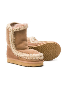 Mou Kids Stivali da neve foderati in shearling