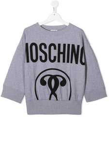 Moschino Kids Felpa corta con stampa