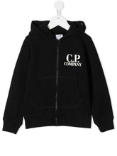 Carica l&#39;immagine nel visualizzatore di Gallery, C.P. Company Kids zip front goggle hoodie
