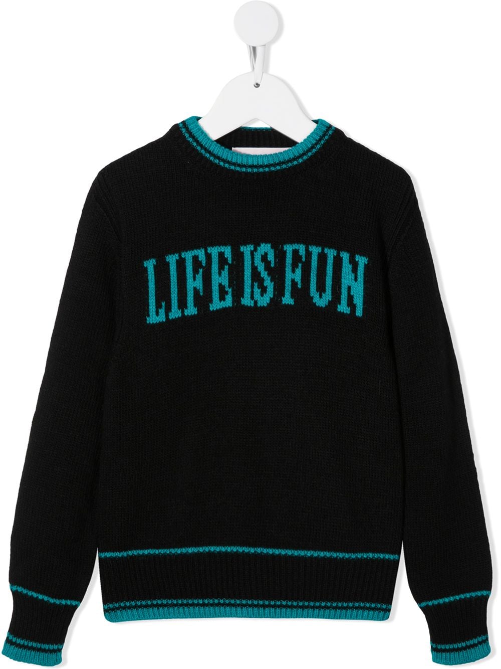 Alberta Ferretti Kids Maglione con slogan