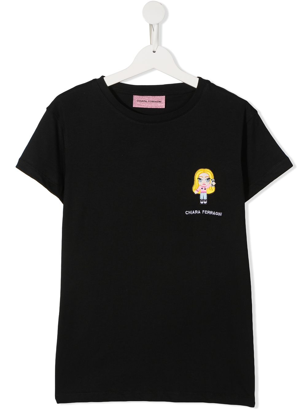 Chiara Ferragni Kids T-shirt con ricamo