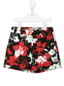 Nº21 Kids Shorts a fiori