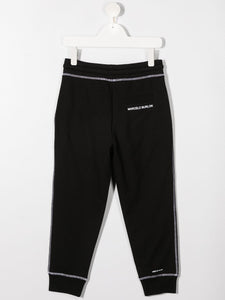 Marcelo Burlon Kids pantalone tuta nero