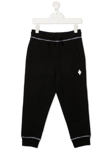 Marcelo Burlon Kids pantalone tuta nero