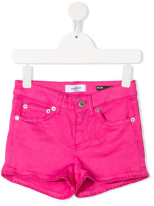 Dondup Kids Shorts denim con nappe