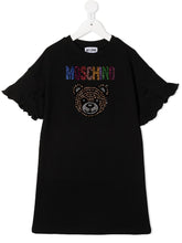 Carica l&#39;immagine nel visualizzatore di Gallery, Moschino Kids Vestito modello T-shirt con decorazione
