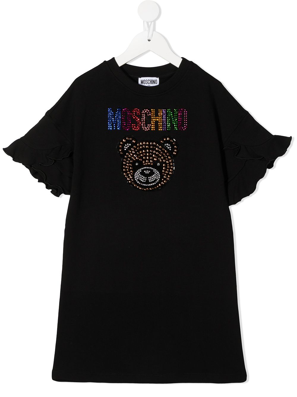 Moschino Kids Vestito modello T-shirt con decorazione