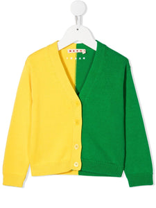 Marni kids cardigan bicolore