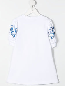 Alberta Ferretti Kids Vestito modello T-shirt a fiori