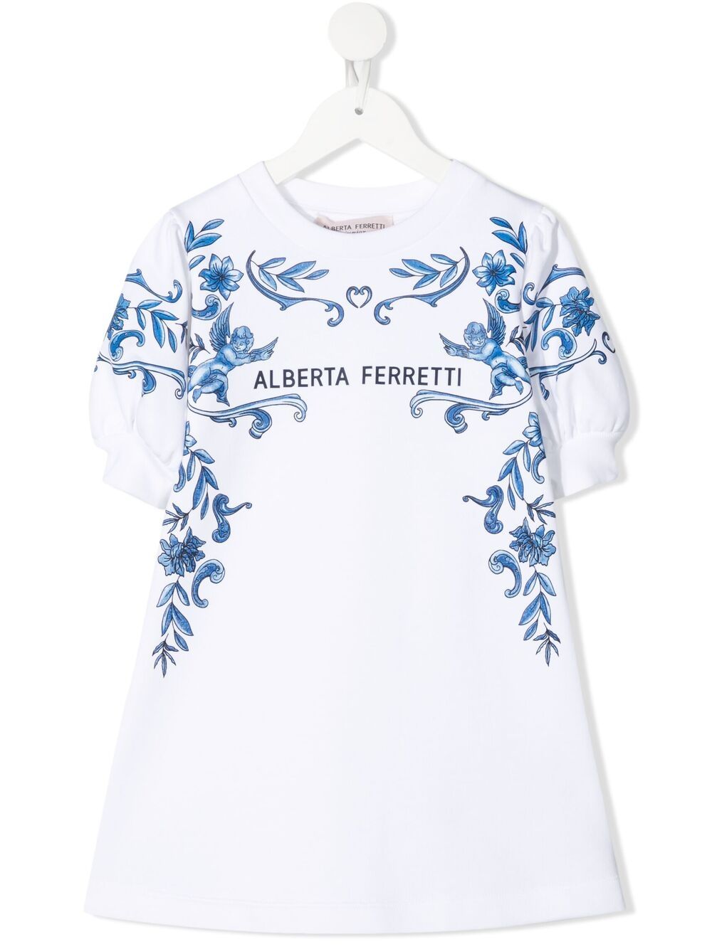 Alberta Ferretti Kids Vestito modello T-shirt a fiori