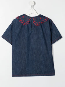 Philosophy Di Lorenzo Serafini Kids Blusa con ricamo