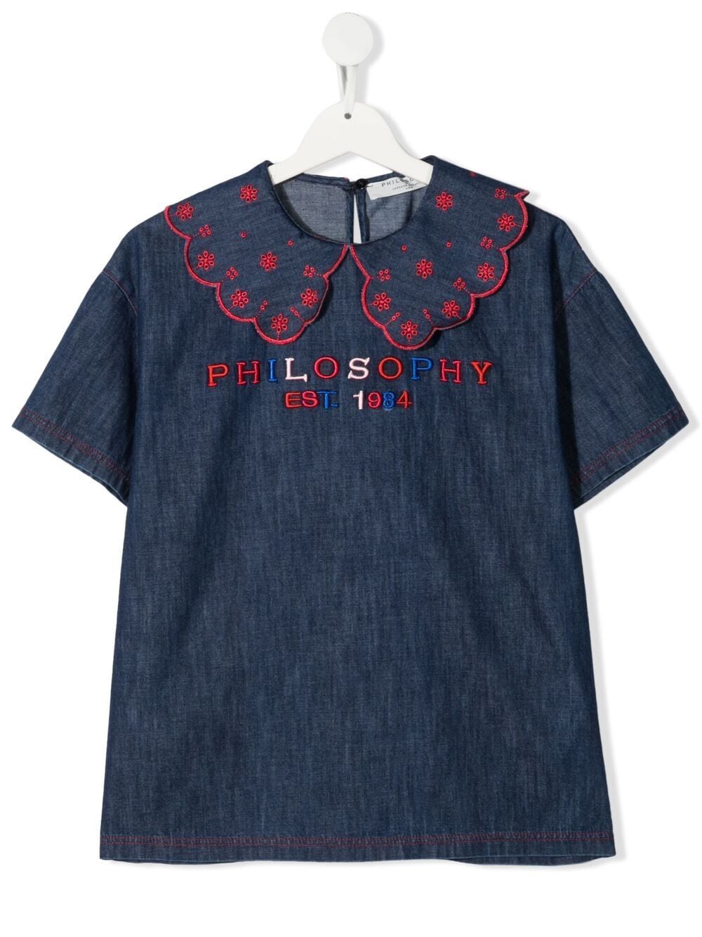 Philosophy Di Lorenzo Serafini Kids Blusa con ricamo