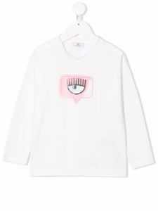 Chiara Ferragni Kids T-shirt con stampa Chiara Ferragni