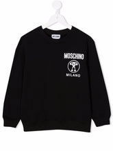 Carica l&#39;immagine nel visualizzatore di Gallery, Moschino Kids Felpa a girocollo con logo
