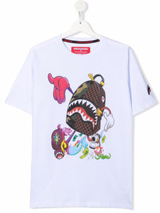 sprayground kid T-shirt con stampa