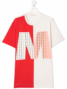 Marni Kids T-shirt con design color-block