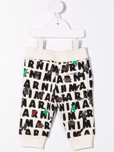 Marni Kids graphic-print track trousers