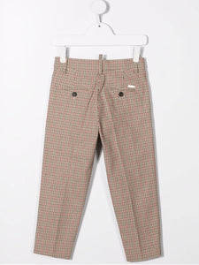 Dsquared2 Kids Pantaloni con motivo pied-de-poule