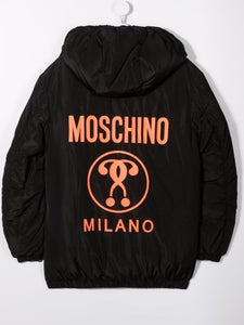 Moschino Kids Bomber con logo