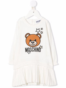 Moschino Kids Abito Toy-bear con stampa