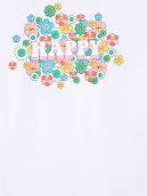 Carica l&#39;immagine nel visualizzatore di Gallery, Chiara Ferragni Kids T-shirt Happy a fiori
