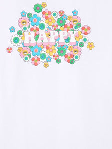 Chiara Ferragni Kids T-shirt Happy a fiori