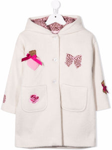 Miss Blumarine Cappotto con cappuccio