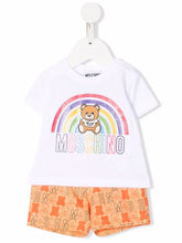 Carica l&#39;immagine nel visualizzatore di Gallery, Moschino Kids Set shorts con stampa Teddy Bear
