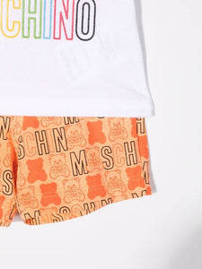 Moschino Kids Set shorts con stampa Teddy Bear