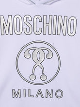 Carica l&#39;immagine nel visualizzatore di Gallery, Moschino Kids Felpa Double Question Mark con stampa
