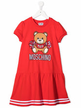 Carica l&#39;immagine nel visualizzatore di Gallery, Moschino Kids abito bambina con ricamo
