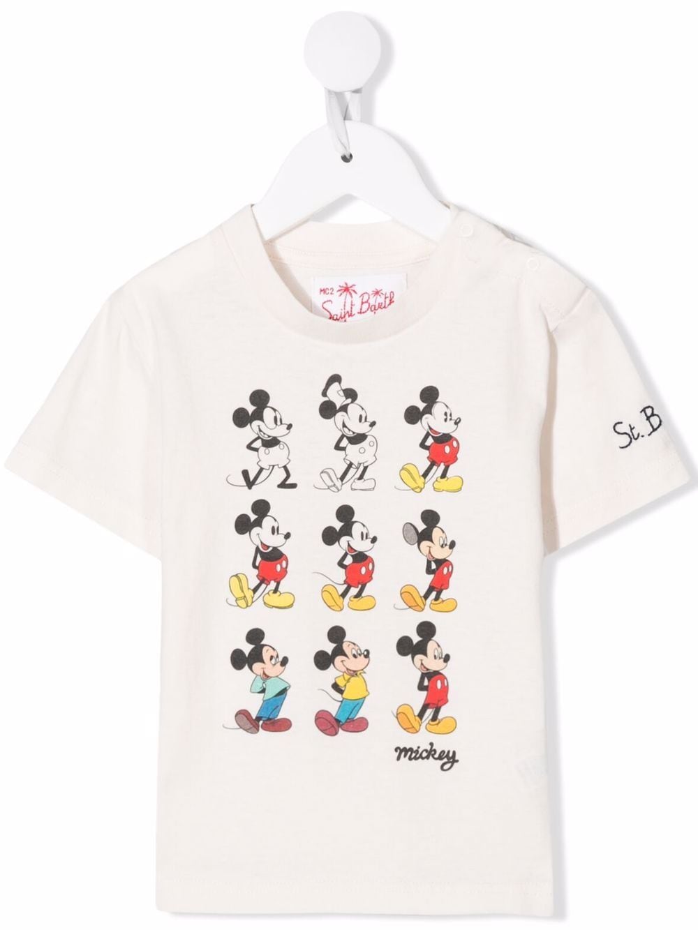 MC2 Saint Barth Kids T-shirt Mickey Mouse con stampa