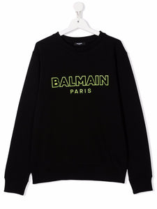 Balmain Kids Felpa con stampa