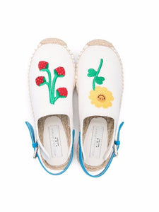 Stella McCartney Kids espadrilles con cinturino posteriore